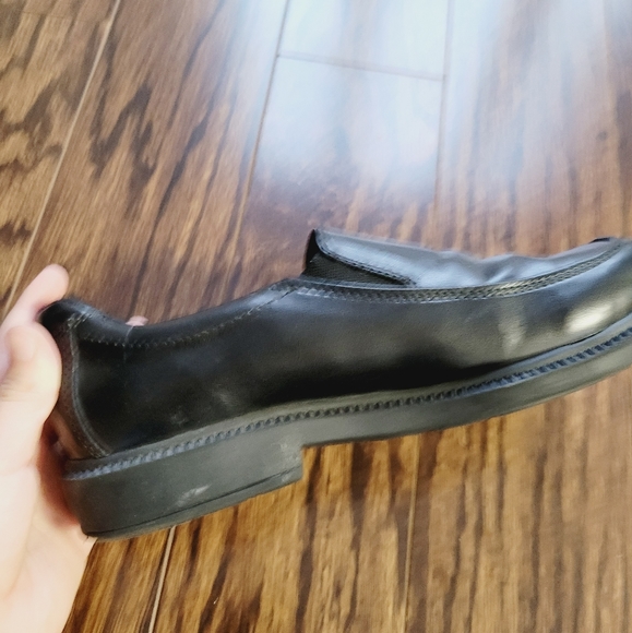 Black Boys Kids Dress Shoes Event  Wedding Church Boy Kid Shoes Dress Up Size 2 - Picture 2 of 8